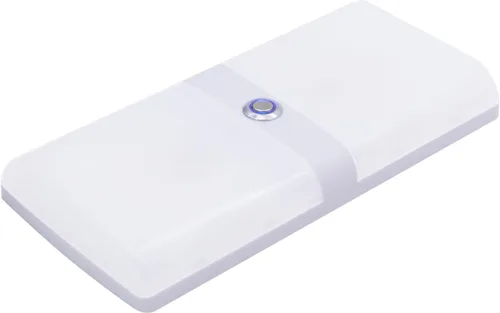Facon Luces interiores LED de 12 V RV con interruptor regulable táctil, luz de doble cúpula 12W 1000LM, 3 colores: 3000 K/3500 K/4000 K, luz de