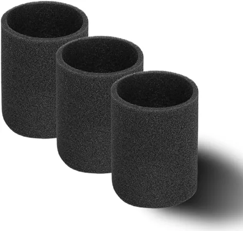 SpaceTent Paquete de 3 filtros de espuma VFF51 para aspiradoras Vacmaster de 5 a 16 galones, se adaptan a la mayoría de aspiradoras Shop-Vac de 5 a