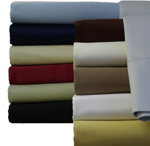 Miniatura 2 de Sateen Solid Sheets - Juego de sábanas de 600 hilos y 3 piezas, 100% algodón, bolsillo profundo, tamaño individual extra largo, color azul