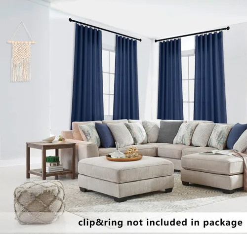 Miniatura 10 de KOUFALL Juego de 2 cortinas de puerta francesa, cortinas de lino para puerta/ventana, cortina transparente boho para cristal lateral delantero