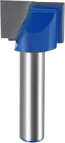 Miniatura 8 de uxcell Broca inferior del router de la limpieza de la caña del diámetro 26.2 ft m de 55.8 ft m, cortador inclinado carburo de 2 flautas sin