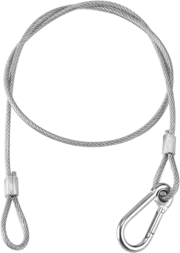 Miniatura 6 de MFL. Cables de seguridad para luces de escenario, carga de 110 libras, cuerda de seguridad de acero inoxidable de 31.5 pulgadas para luces