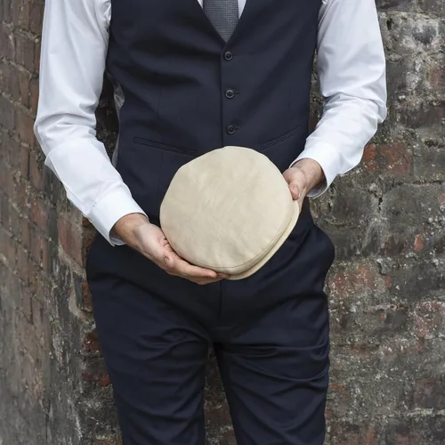 Miniatura 4 de Newsboy - Gorra para hombre, gorra plana, sombrero de hiedra, gorras para hombre, gorro Gatsby, 100% lino Newsboy