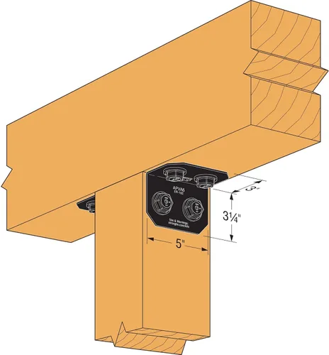 Miniatura 4 de Simpson Strong-Tie Acentos para exteriores APVA6 - con sujetadores necesarios