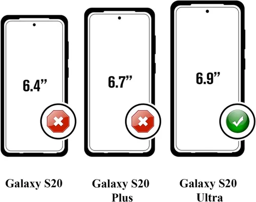 Miniatura 7 de Funda para Galaxy S20 Ultra (6.9 pulgadas), resistente de cuerpo completo, protección contra caídas de grado militar, funda para cinturón