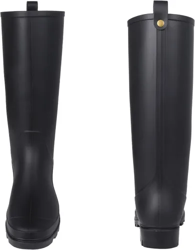 Miniatura 4 de Asgard Botas de lluvia altas impermeables hasta la rodilla para mujer - Becerro delgado