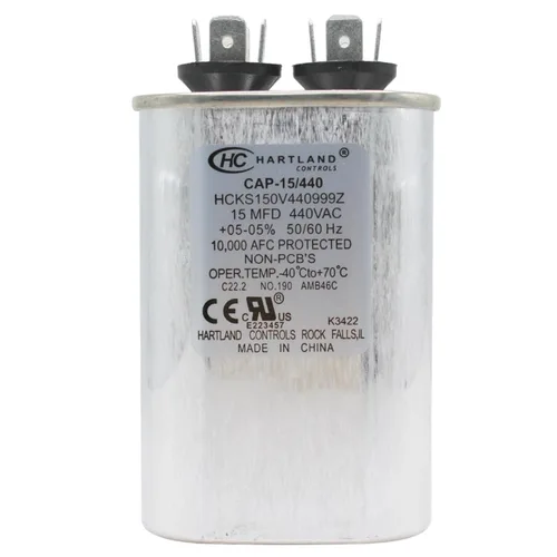 Miniatura 11 de HVAC Genius - Condensador de 5 condensadores MFD de 370 o 440 VCA 5uf de funcionamiento ovalado para motor de ventilador, condensador de soplador