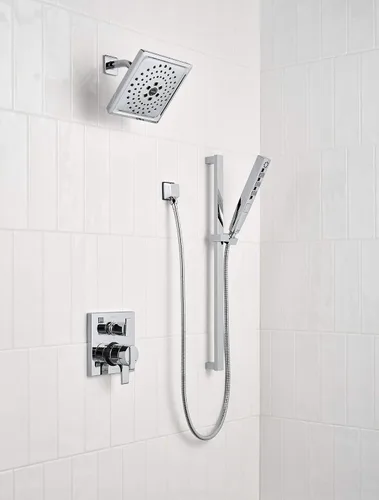 Miniatura 8 de Delta Faucet Ara 17 Series - Kit de moldura de válvula desviadora integrada de 6 ajustes, kit de moldura de válvula desviadora cromada, kit de Cromo