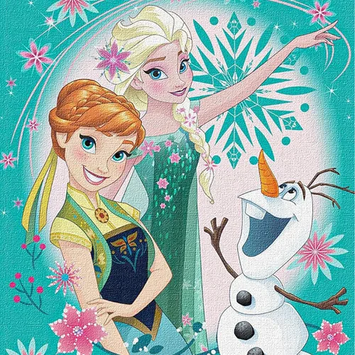 Miniatura 3 de Disney Frozen Cobija tejida, multicolor, 1 unidad