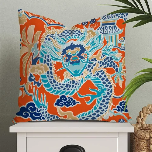 Miniatura 41 de ArogGeld Fundas de Almohada Euro Sham Florales Verde y Blanco Gris Estilo Chinoiserie Funda de Almohada Asiática Funda de Cojín Decorativo 18x18