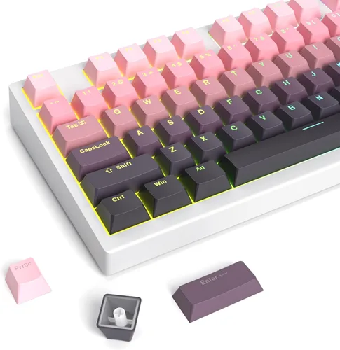 Miniatura 31 de GTSP 61 Teclas 60 Por Ciento, Teclas Ducky One 2 Mini para Teclado Mecánico Perfil OEM RGB PBT Set de Teclas con Extractor de Teclas para Cherry MX
