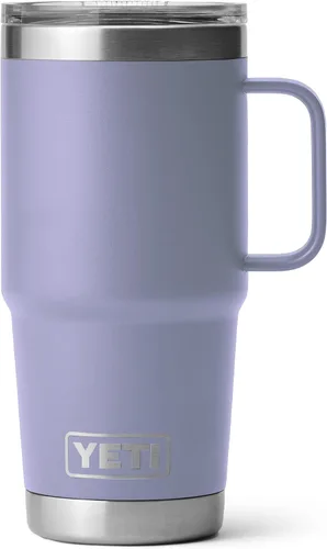 Miniatura 8 de YETI - Vaso de viaje Rambler de 20 onzas, de acero inoxidable, aislada al vacío con tapa fuerte Stronghold Blanco