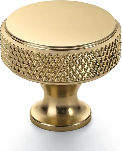Miniatura 26 de Paquete de 10 tiradores dorados de 5 pulgadas (128 mm) para armarios con estrías, tiradores para cajones de cocina, herrajes para armarios