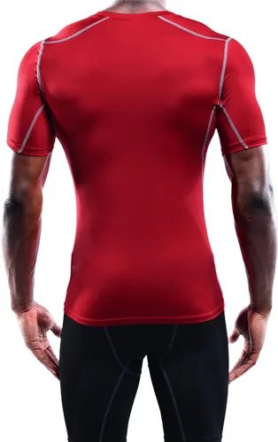 Miniatura 7 de NELEUS Paquete de 3 camisetas deportivas de compresión para hombre