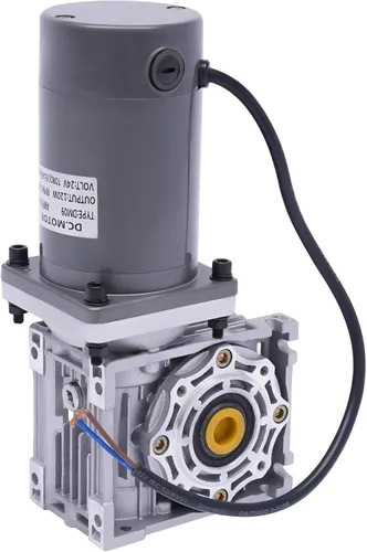 Miniatura 7 de Motor de engranajes eléctrico 120W DC 24V Reductor de engranajes helicoidal Caja de engranajes Motor eléctrico de engranajes RV 50K 35Nm Motor 120W