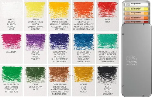 Miniatura 3 de Winsor & Newton Pasteles al óleo profesionales, juego de 15