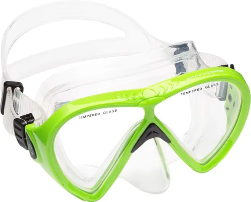Miniatura 4 de Cressi Juego de snorkel para adultos (máscara, esnórquel, aletas ajustables) ideal para viajes, equipo ligero y colorido Bonete Set