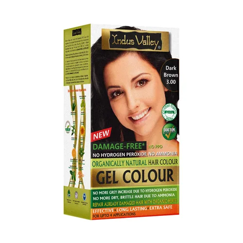 INDUS VALLEY Tinte para cabello en gel natural orgánico sin daños | Tinte para cabello orgánico, sin amoníaco, vegano y libre de crueldad | Hasta