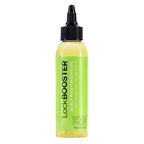 Style Factor LockBOOSTER Aceite Hidratante para el Cuero Cabelludo – Hidratación Ligera con Menta y Aceite de Árbol de Té para Revitalizar Trenzas,