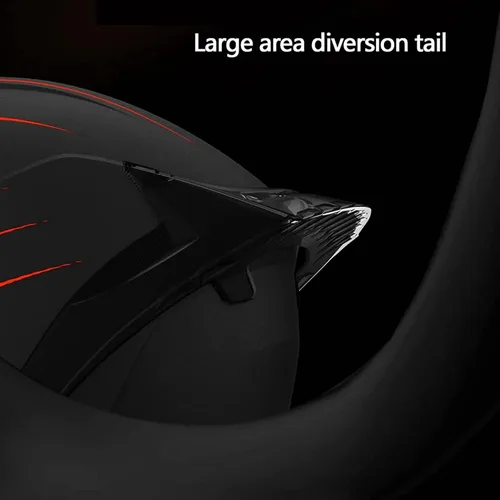 Miniatura 8 de RUANLOV Casco de motocicleta de cara completa, casco de motocicleta frontal abatible, casco integrado aprobado por DOT/ECE, casco abatible de cara