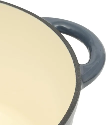 Miniatura 6 de Gibson Home Addlestone - Olla holandesa de hierro fundido esmaltado de 7 cuartos de galón con tapa, redonda, apta para horno hasta 500 °F, ideal