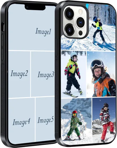 Miniatura 9 de Funda de teléfono con fotos personalizadas compatible con iPhone 17/17 Air/16/15/14/13/12/11 Pro Max/Mimi/Xs Max/Xr/7/8 Plus/Samsung Galaxy 4 Collage