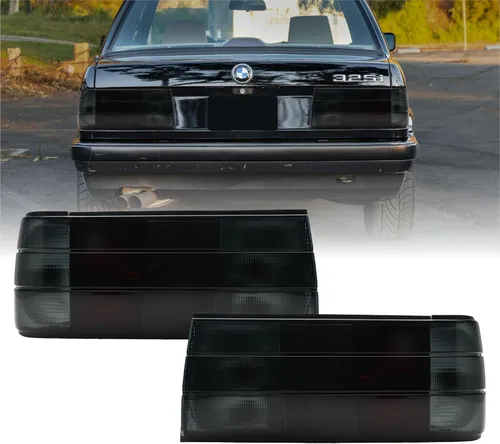 Miniatura 18 de USR Pre Face 84-86 E30 EURO OE Style Lente Clara Esmerilada Luz Trasera Set de Lámpara Trasera (Izquierda + Derecha) Compatible con 1984-1986 BMW
