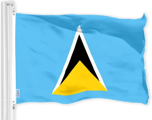 Miniatura 9 de G128 Bandera de Sierra Leona Sierra Leona 3 x 5 pies LiteWeave Pro Series Impreso Poliéster 150D Bandera de país, colores vibrantes, ojales
