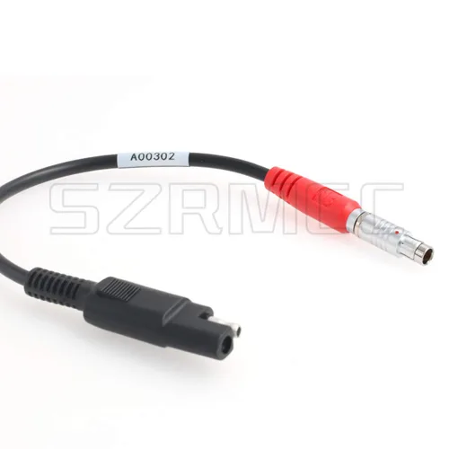 Miniatura 3 de SZRMCC A00302 Fischer - Cable de alimentación de 5 pines macho a SAE de 2 pines para Top-con GPS Hiper Series Legacy Series GA GB Plus GR-3 GR-5