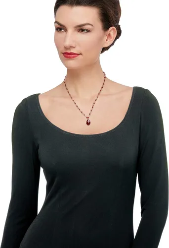 Miniatura 2 de Ross-Simons 2400 ct tw Ruby Station Necklace in 14kt Yellow Gold
