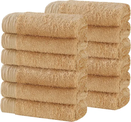 Miniatura 28 de Superior Rayon - Juego de toallas de 12 piezas de mezcla de bambú, de secado rápido, artículos esenciales para el baño, ducha, spa, toallas