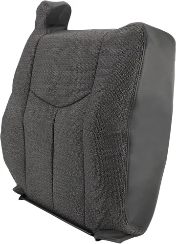 Miniatura 5 de AUTOKAY Cubierta de asiento trasero inclinado inferior y superior del lado del conductor y del pasajero, color gris para Chevy Silverado 1500 2500