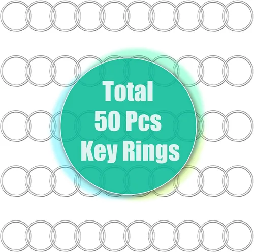 Miniatura 3 de sprookber 100 piezas de cierre de pinza de langosta de metal con llavero, llaveros para manualidades, joyería para llaves, manualidades, clips