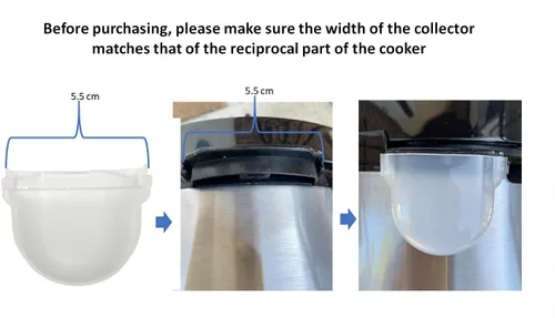 Miniatura 3 de GJS Gourmet Colector de agua de condensación de repuesto compatible con Power Cooker XL