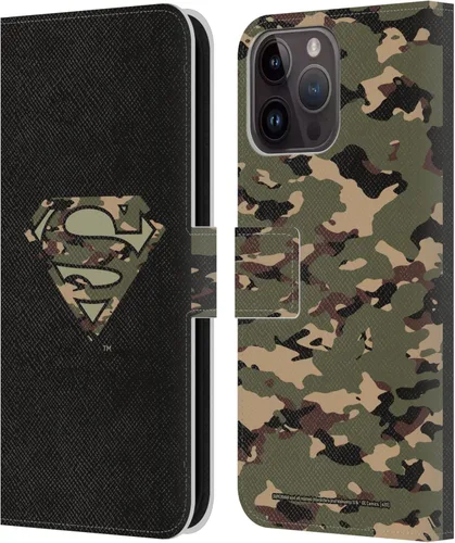 Miniatura 20 de Head Case Designs Funda de piel con licencia oficial de Superman DC Comics con logotipos negros y rojos compatible con Apple iPhone 11