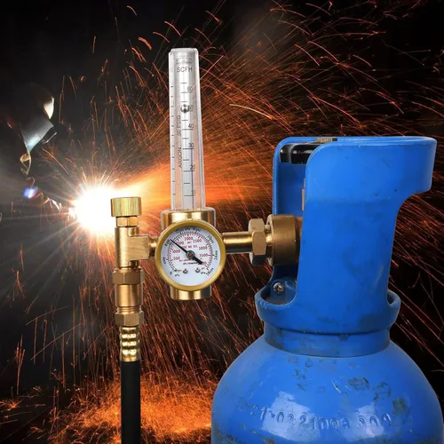 Miniatura 8 de BETOOLL HW9003 Argon/CO2 Mig Tig Medidor de flujo Regulador de gas Soldadura de soldadura