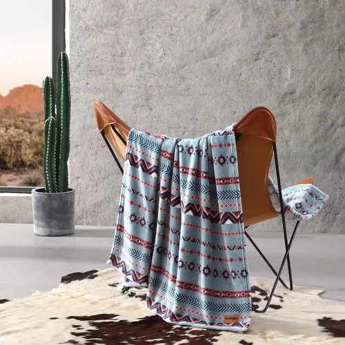 Miniatura 7 de Wrangler - Manta, ropa de cama de felpa suave, decoración occidental para la cama o el sofá (Colt naranja brillante, 50 x 60 pulgadas)