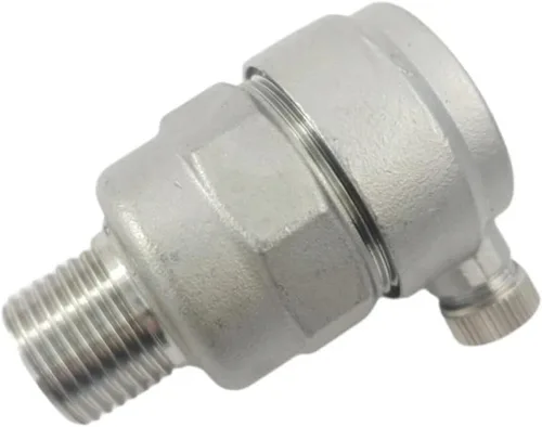 Válvula de escape del acero inoxidable SUS304 G1/2" DN15-68.0-230.0 °F 1.6Mpa pared gruesa