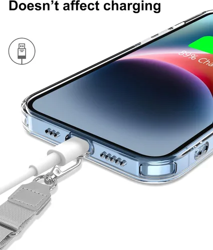 Miniatura 3 de SHANSHUI Cordón para Teléfono, Paquete de 2 Correas de Cordón para Teléfono, 2 Piezas de Parches de Sujeción Duraderos, Cordón Universal de Nailon