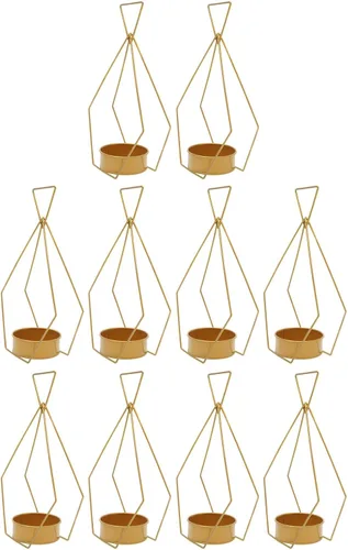 Miniatura 3 de 10 piezas de jarrones de flores en forma de corazón, mesa de mesa para bodas, centros de mesa, decoración de fondo