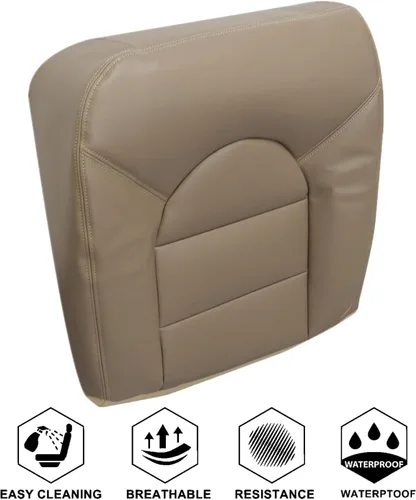 Miniatura 5 de NLQR Funda de repuesto para asiento delantero izquierdo del lado del conductor, compatible con Ford F250 F350 F450 F550 Lariat XLT XL Super Duty