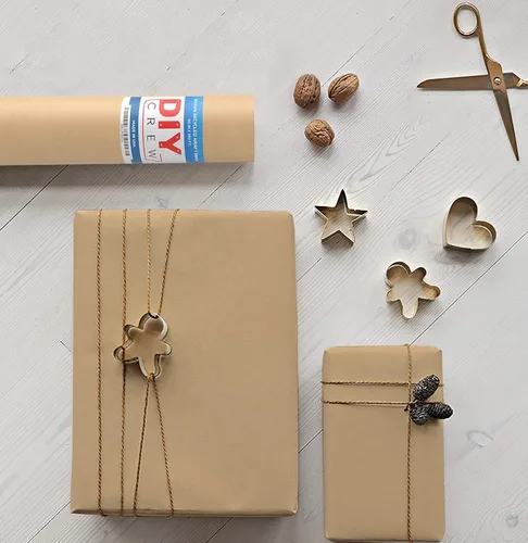 Miniatura 2 de DIY CREW Rollo de papel kraft marrón, 30 pulgadas x 150 pies, fabricado en Estados Unidos, material reciclado, papel de regalo, ideal para embalaje