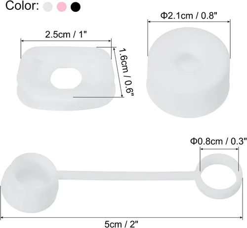 Miniatura 2 de PATIKIL Tapón de silicona para popote 2.0 de 40 oz/30 onzas, juego de 9 accesorios para vasos que incluye 3 tapas para pajilla, 3 tapones cuadrados
