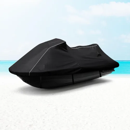 Miniatura 19 de Funda impermeable para moto acuática, ajuste personalizado para Sea-doo Spark3up Spark Trixx 3up, 600D Oxford a prueba de rayos UV, remolcable