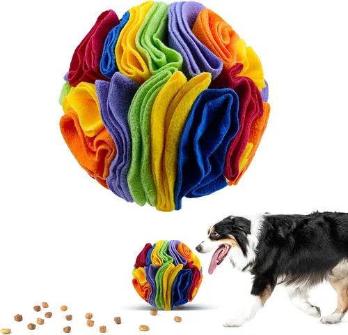 Miniatura 10 de Pelota de olfateo para mascotas, bola interactiva para perros ciegos, entrenamiento para aliviar el estrés, juguetes de enriquecimiento para perros