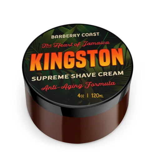 Miniatura 13 de Crema de afeitar de ron Bay para hombres, hecha con manteca de karité, té blanco e ingredientes naturales, llena de calmantes, hidratantes