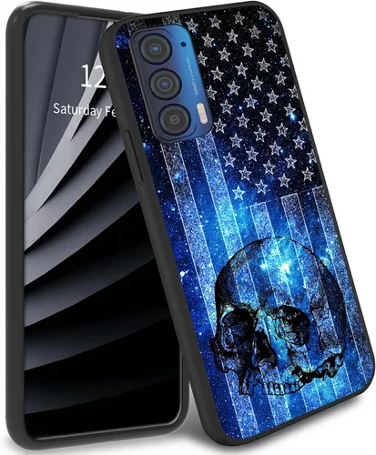 Miniatura 8 de Funda delgada para Moto Edge 2021 TPU con diseño de hojas de arte, cubierta de protección de cuerpo completo de goma de gel suave para Motorola Edge