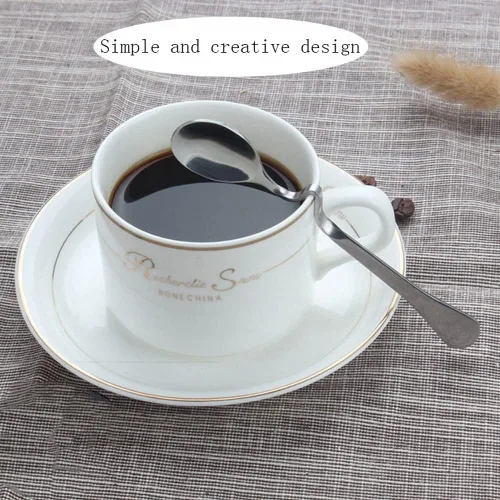 Miniatura 3 de Cuchara colgante de café o té Cuchara creativa para café expreso, cuchara doblada, cuchara de acero inoxidable, con miel, leche, café, cucharadita