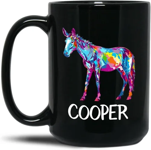 Miniatura 9 de Taza de café negra de hormigas personalizada de 11 onzas, 15 onzas, taza de café de hormigas personalizada con nombre, taza de té de cerámica