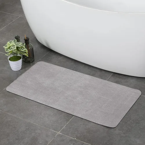 Miniatura 12 de Stiio Alfombrillas de baño para el baño, superabsorbentes de secado rápido, alfombras de goma antideslizantes delgadas para el baño que pasan debajo